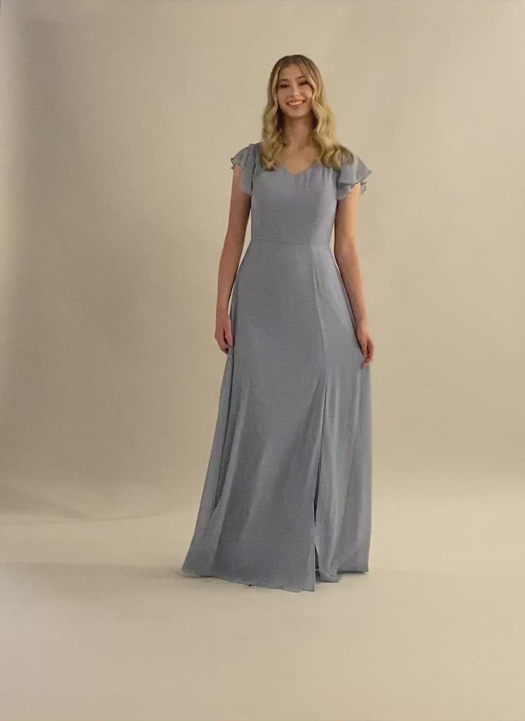 Video of the blue dress to floor length. Modest Dresses - Modest Prom Dress - Formalwear Modest Dresses - Bridesmaid Modest Dresses. 