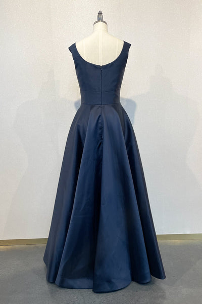 Modest Dresses - Modest Prom Dress - Formalwear Modest Dresses - Bridesmaid Modest Dresses Back view of low back with soft ballgown. 